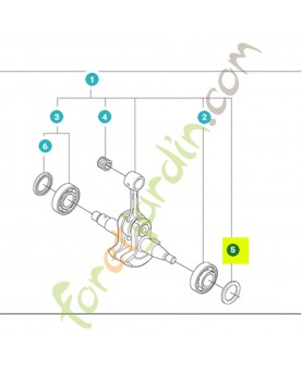 Joint radial 21.7x32x2.9 husqvarna ref. 525391201