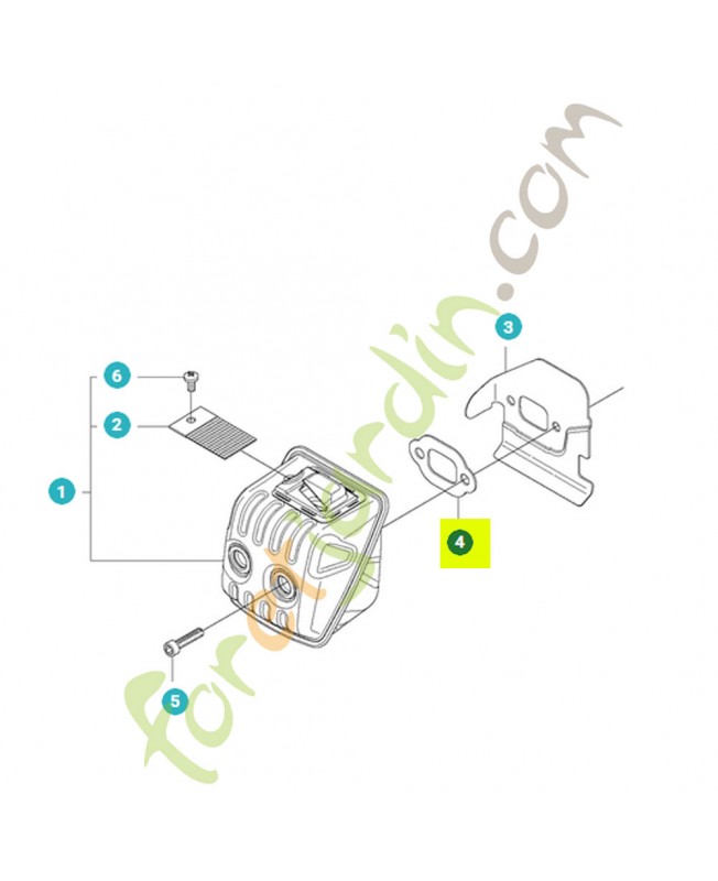 Joint du silencieux 578249601 husqvarna