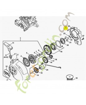 Douille 0000-988-8606- Pièce détachée Stihl