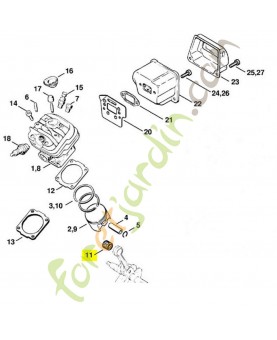 Cage a aiguilles 10x13x12,5 9512-003-2252- Pièce détachée Stihl