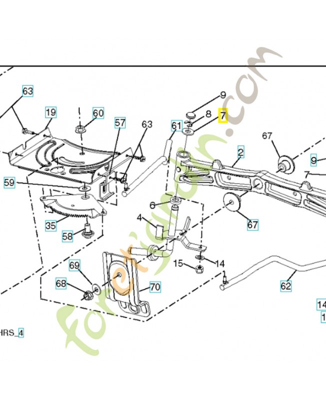 Rondelle Husqvarna ref. 532121748