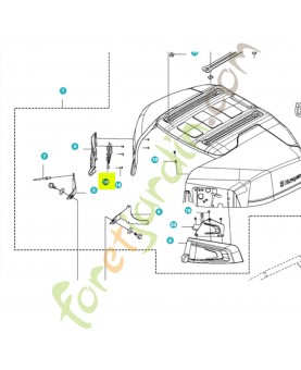 Ensemble de phare droit