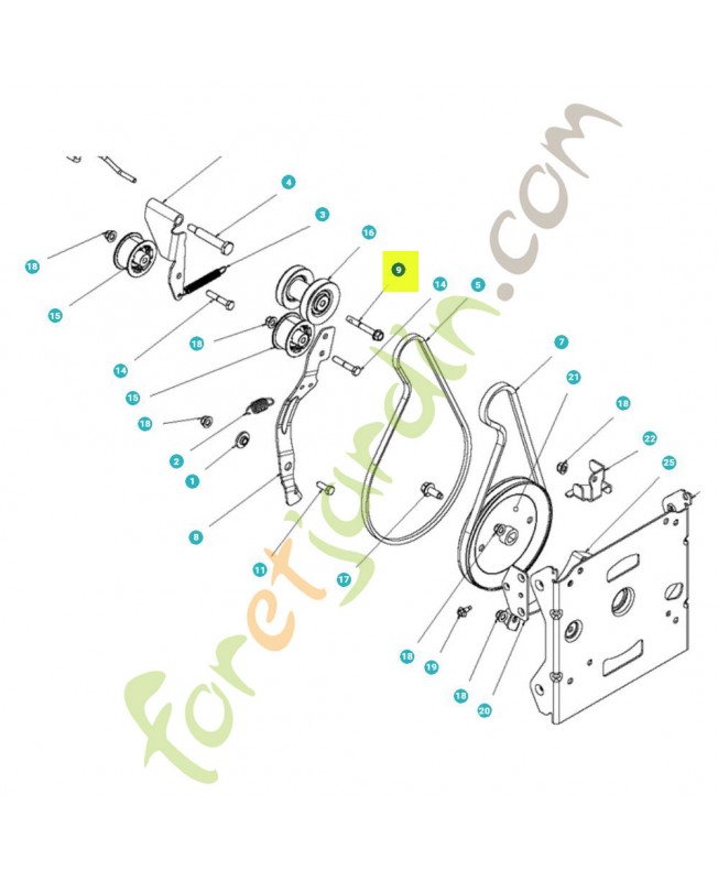 Boulon référence 598758701