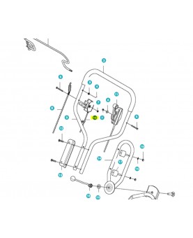 cable husqvarna 579203501