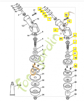 Réducteur Stihl ref. 4147-640-0113