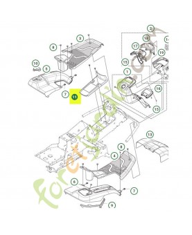 Carter husqvarna ref. 599145201 Remplace référence 544239201, 584260101 et 544427501