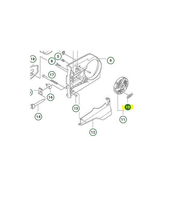 Ressort d embrayage husqvarna référence 588421501