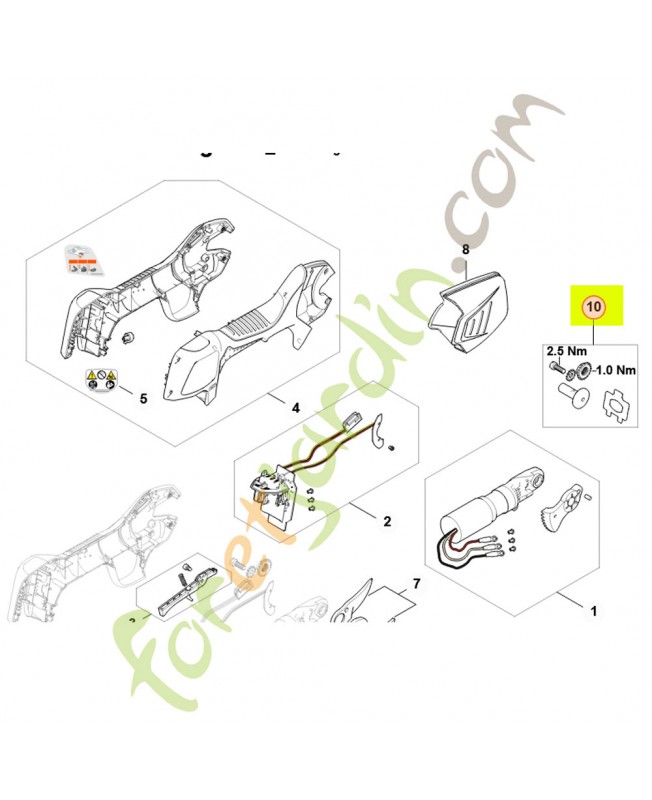 Vis à embase Stihl réf. va05-710-8700