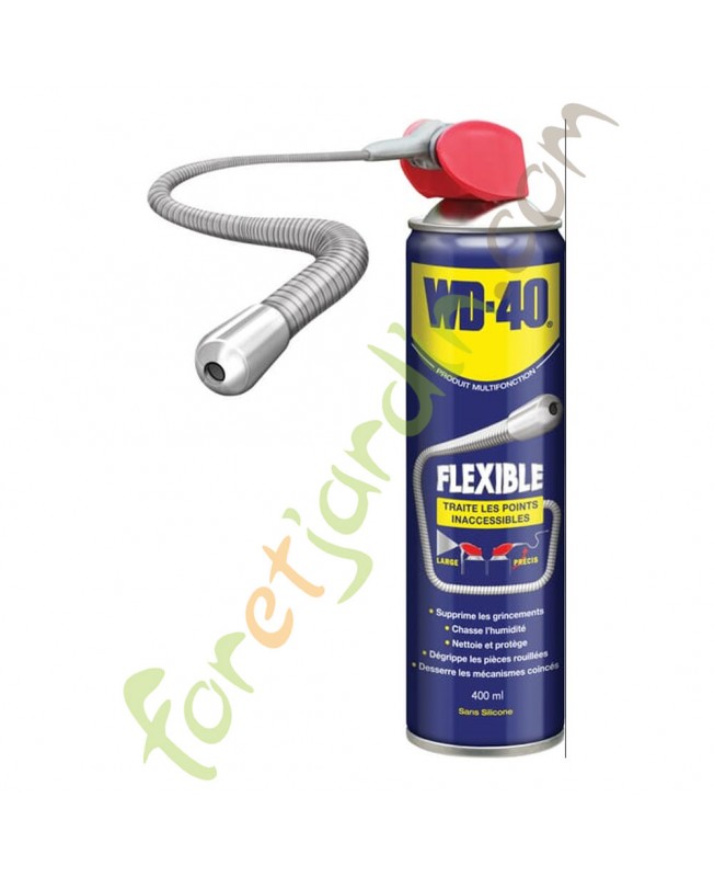 Lubrifiant Multi spray WD40 flexible 400ml en stock
