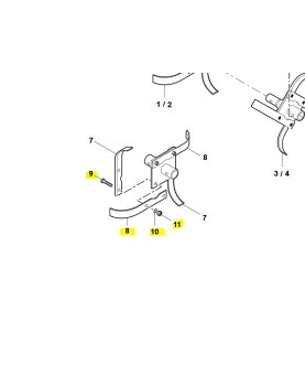 Couteau labour droite