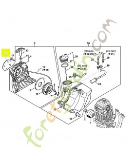Plaque matricule fs 131