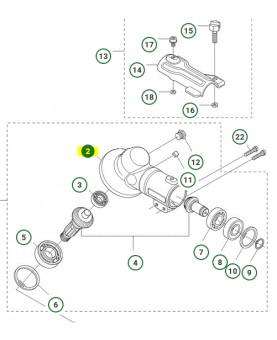 Carter d'engrenage husqvaran réf : 537295902