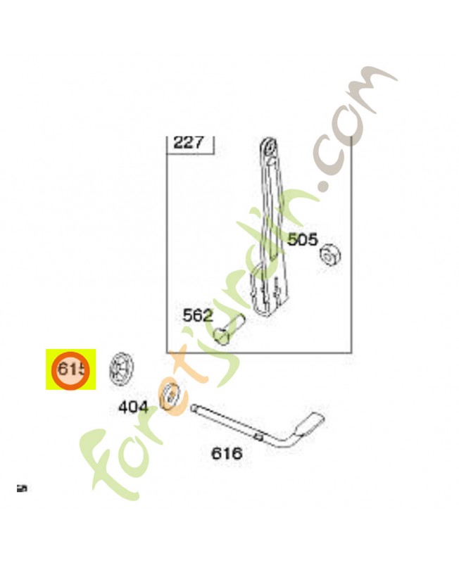 690340 Fixation axe regulateur