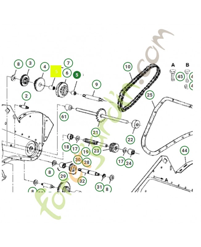 Roulement à aiguilles 8750 x 6875