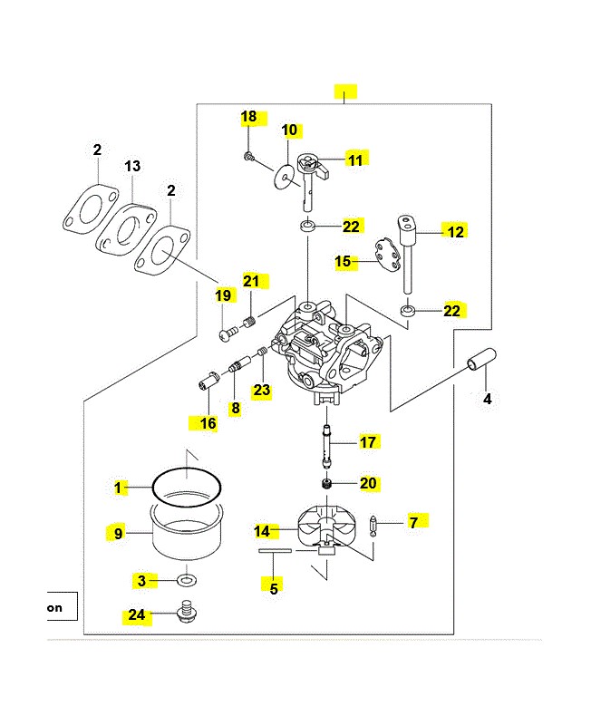Carburateur Stihl ref. 0001-120-0605