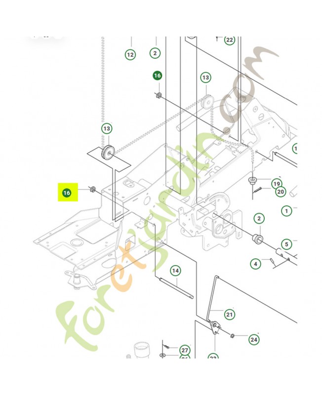 Circlips husqvarna ref. 735311820 en stock