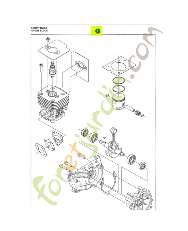 Bloc moteur court gz26smkii
