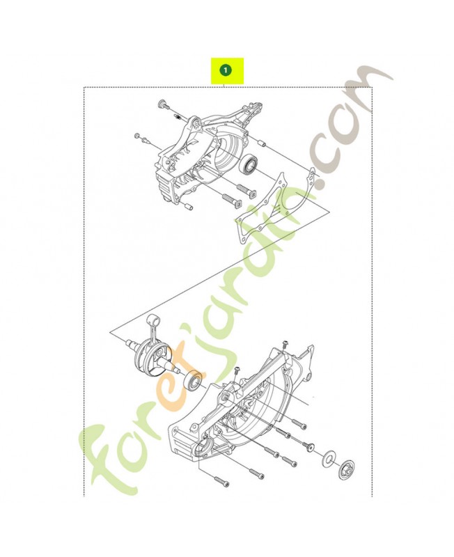 Carter moteur  60cc large