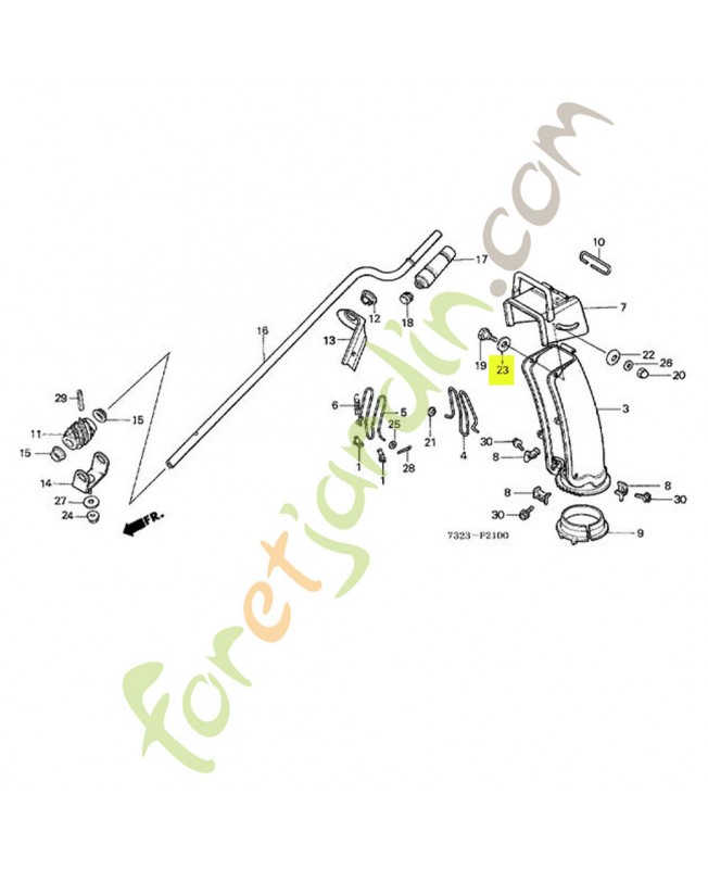 Rondelle plate référence 90527-230-000