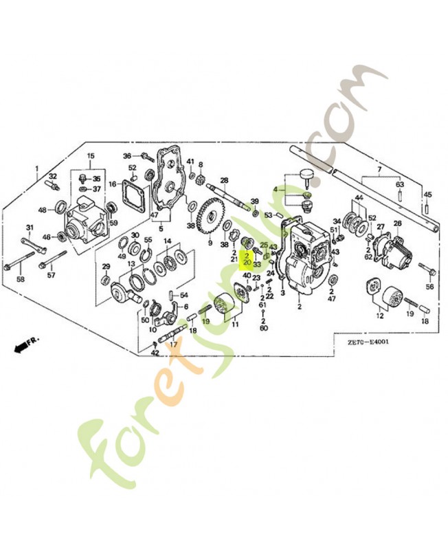 Filtre de succion référence 25421-VD6-852