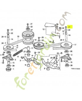 Boulon de roue référence 90110-VA4-000