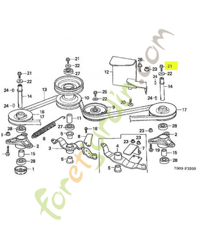 Boulon de roue référence 90110-VA4-000