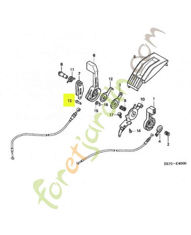 Goupille référence 90752-VA3-P01