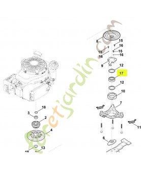 Rlt rainure a bille 6206-2 rs