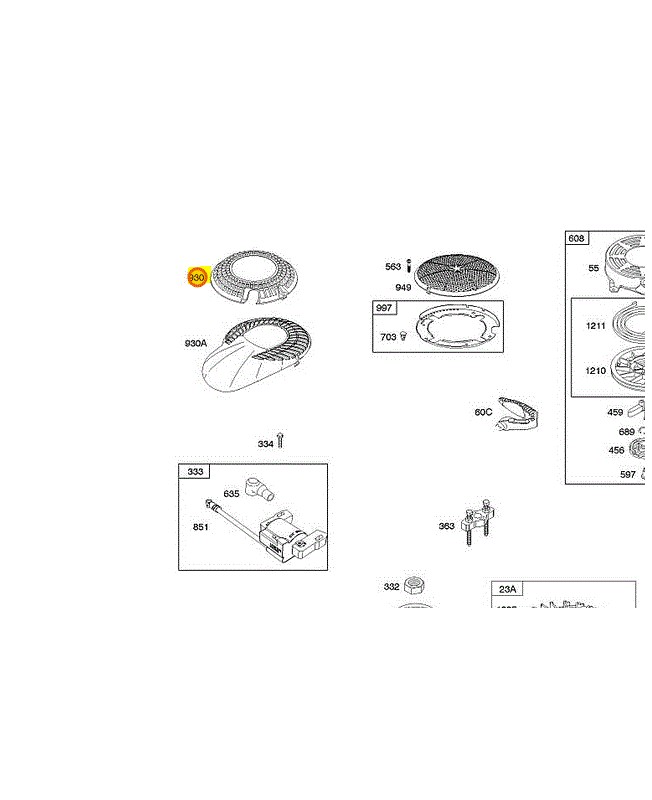 couvercle briggstratton