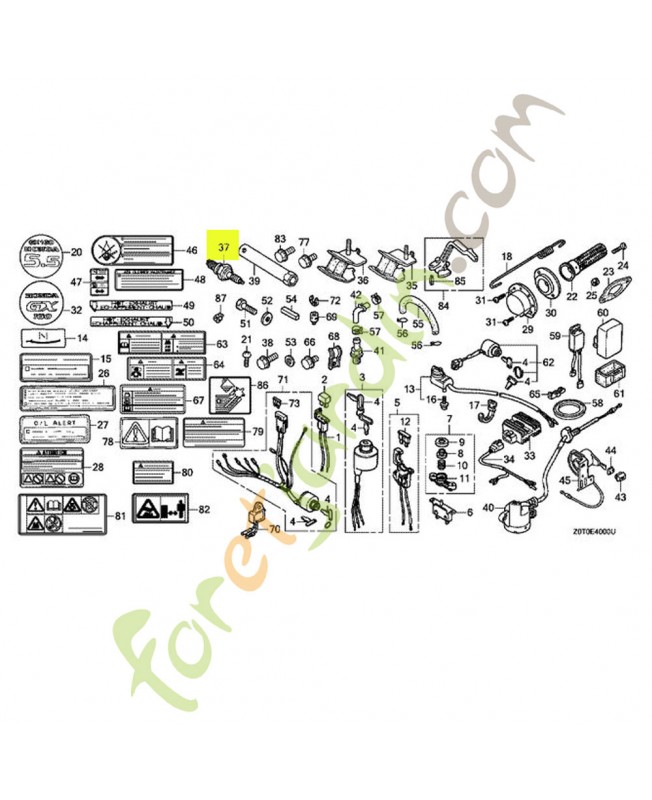 Bougie d'allumage (bpr6es)