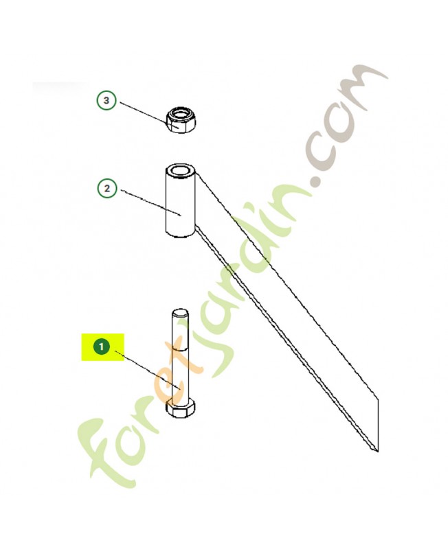 Boulon Husqvarna ref. 531008220