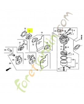 Isolant de carburateur