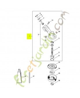 Réducteur fs/km Stihl ref. 4180-640-0114