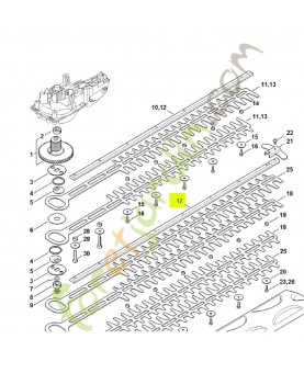 Glissiere de guidage 500 mm