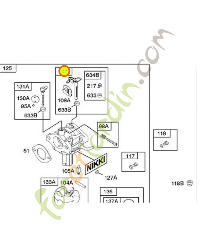 792777 Kit tige de starter 0003-000-2034 792777 Kit tige de starter 0003-000-2034