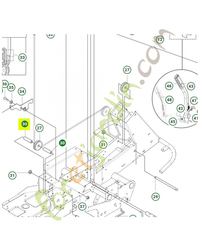 Entretoise husqvarna ref. 506905801