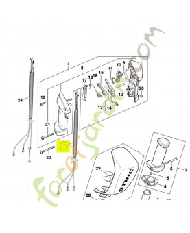 Câble de commande des gaz