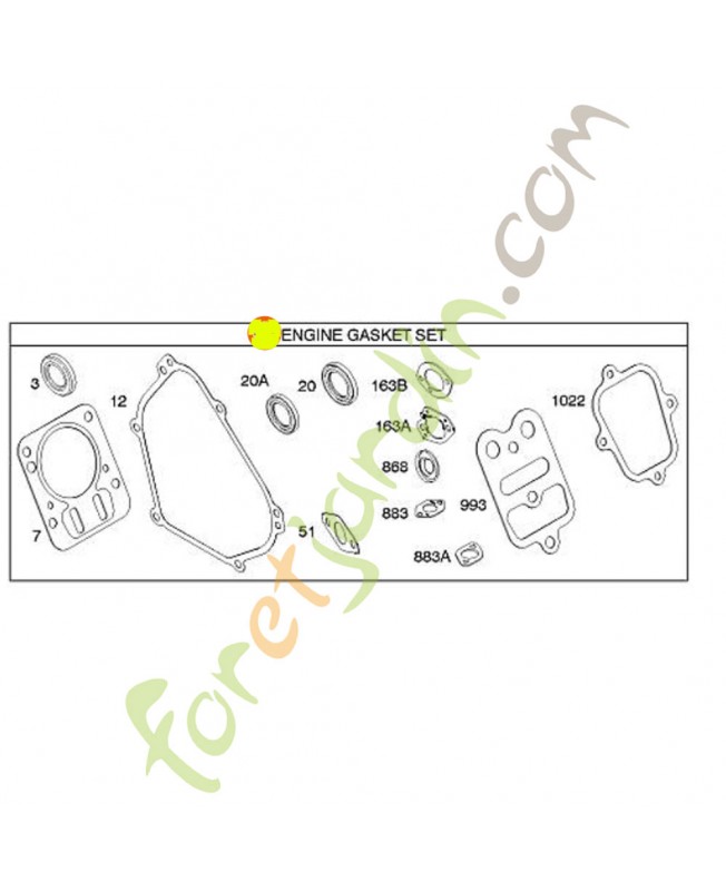 791797 Jeu de joints moteur