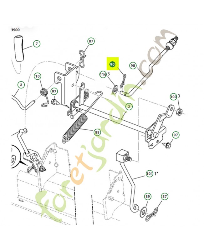 Epingle 5/16 Husqvarna ref. 532194208
