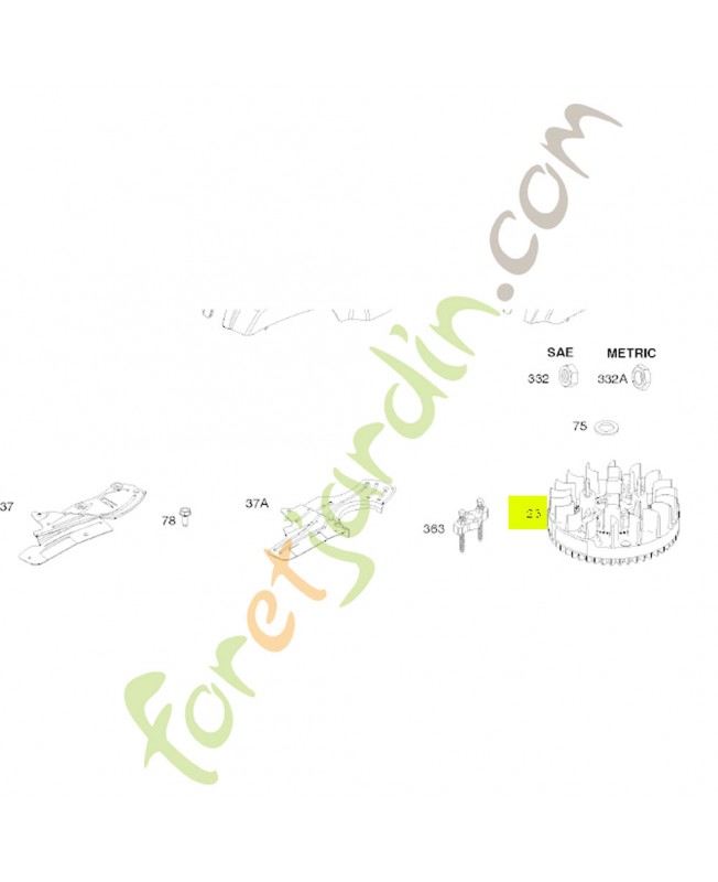 595414 volant moteur
