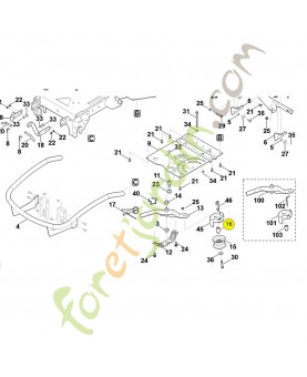 Douille d'écartement