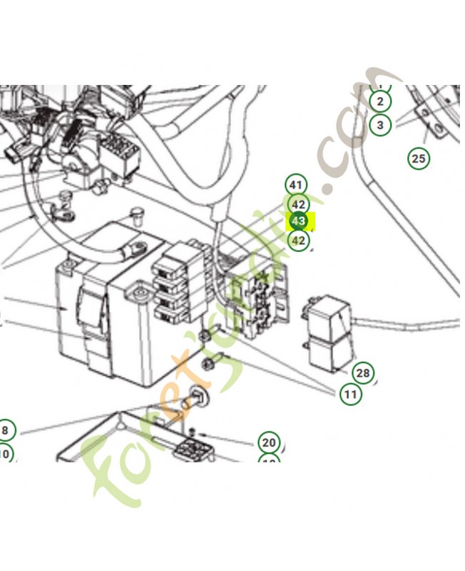 Fusible  mini blade fuse 30a