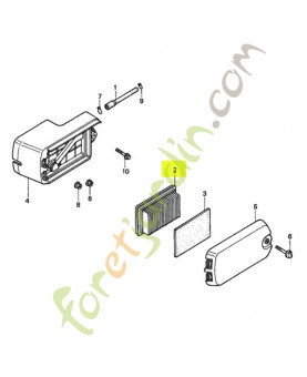 Element de filtre a air
