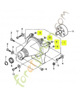 Couvercle comp. de ventil