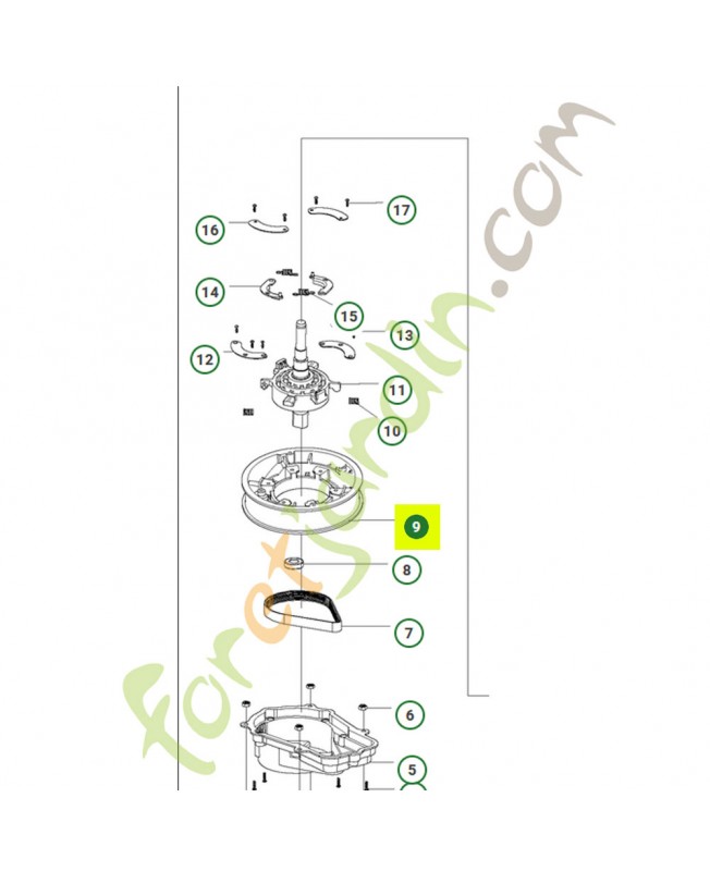 Couvercle de courroie