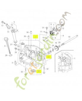 Ens. carter inferieur réf. Honda 11300Z1V407