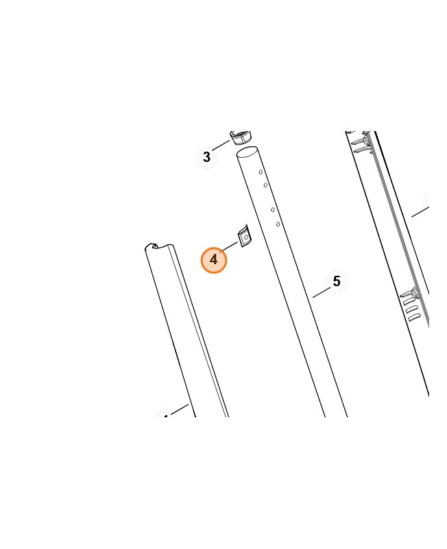 pièce guideage stihl