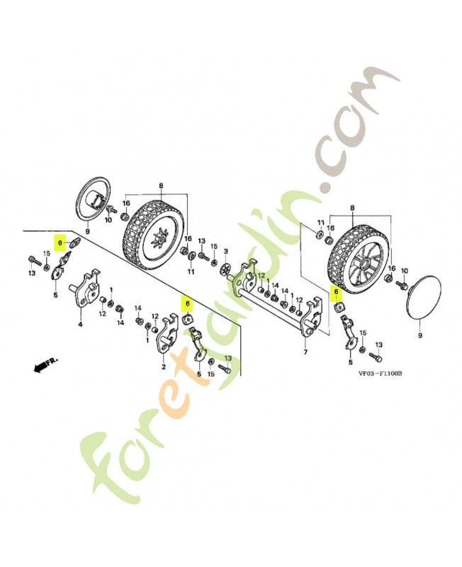 Poignée de régulateur