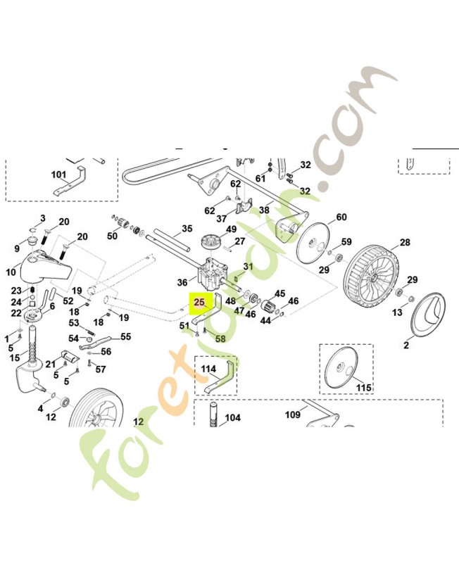 Support de transmission