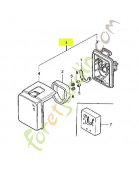 Ens. carter de filtre
